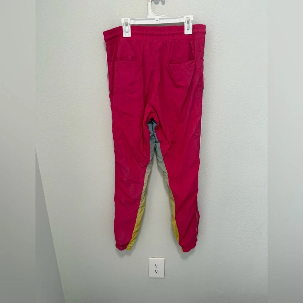DOPE Pink Rainbow Ombré Joggers Size Small - Picture 3 of 3